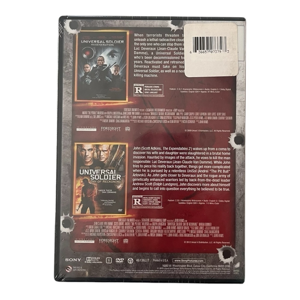 Double Feature DVD - Regeneration & Day of Reckoning Action Movies - Picture 4 of 7